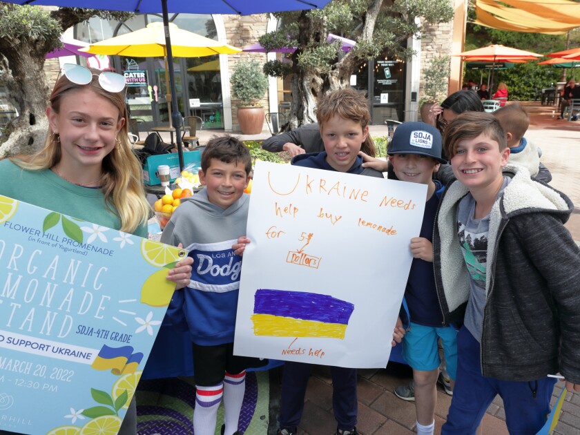 San Diego Jewish Academy fourth grade students