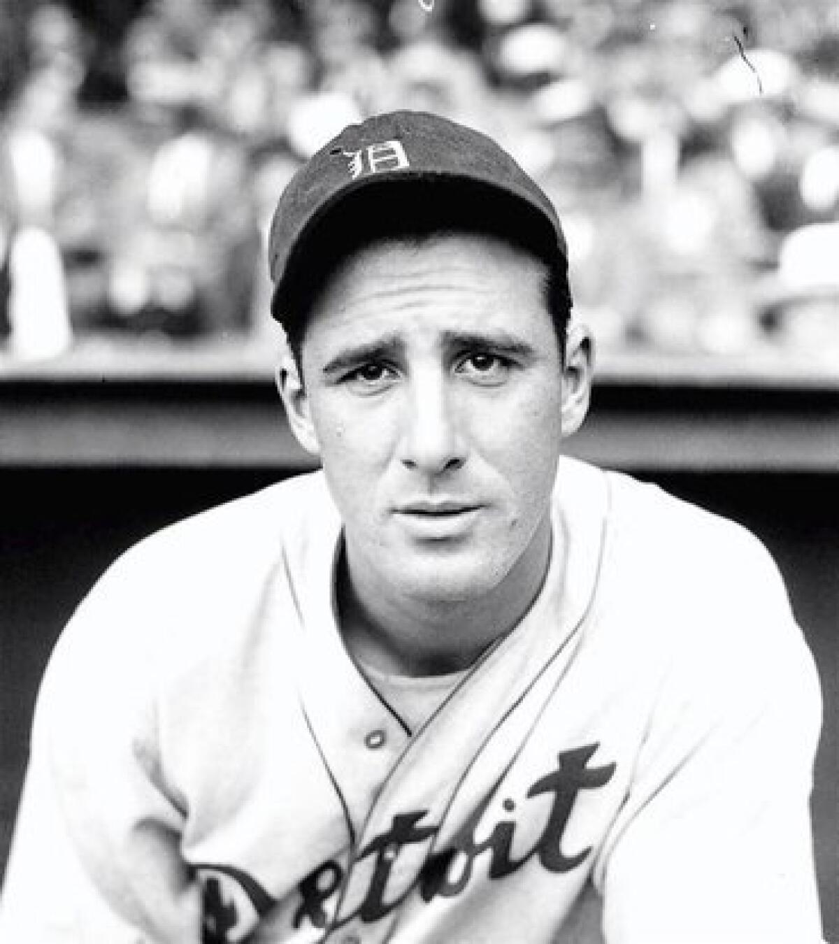Hank Greenberg, first baseman for the Detroit Tigers, in this 1934 photo.