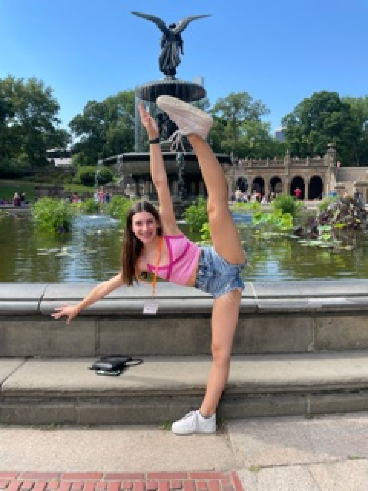 Dancer Bellina Tricarico, of Cardiff, in Central Park.