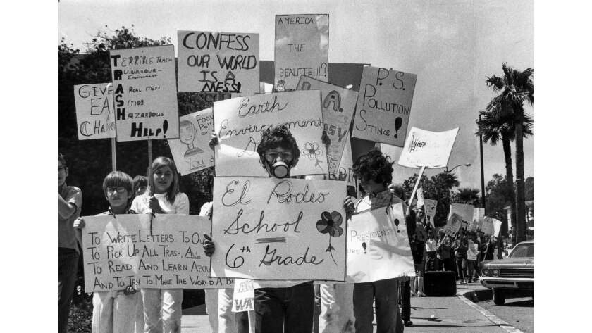 From The Archives Earth Day 1970 Los Angeles Times