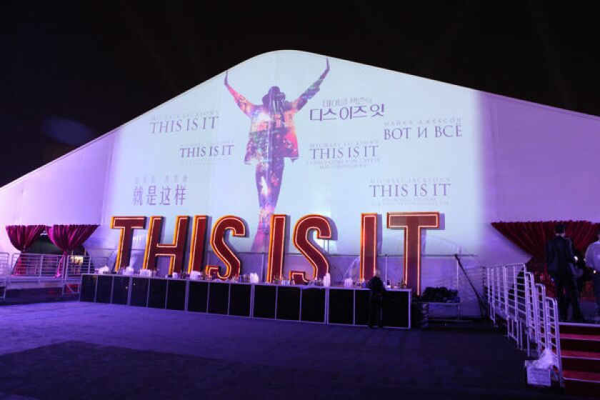 Columbia Pictures' premiere of Michael Jackson's "This Is It" at the Nokia Theater.