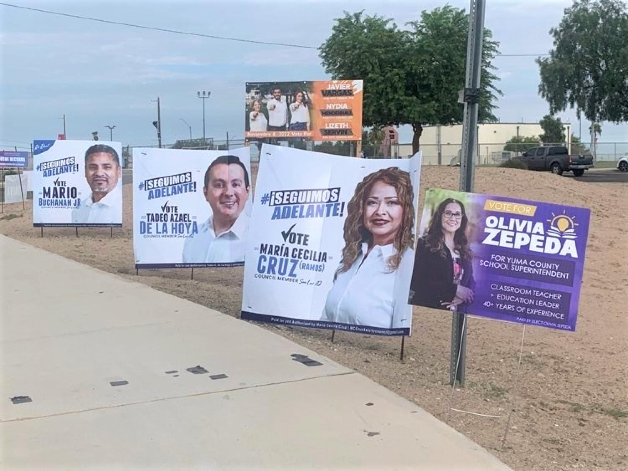 En las calles del condado de Yuma, Arizona, hay una gran efervescencia electoral