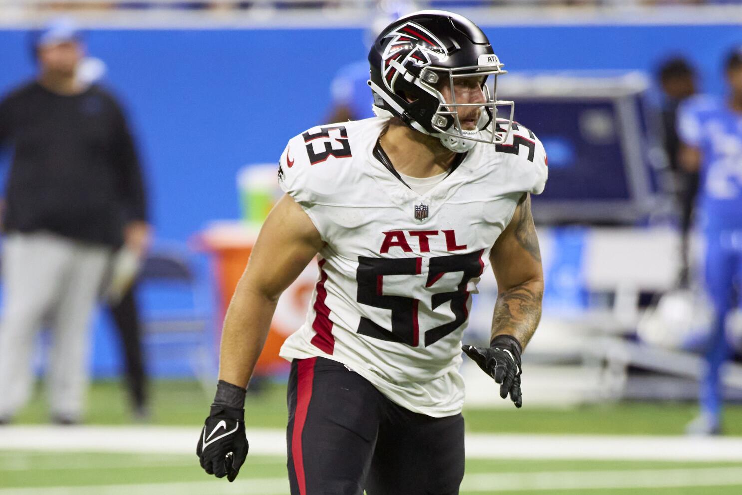 Former undrafted free agent Nate Landman moves into starting role at  linebacker for Falcons - The San Diego Union-Tribune