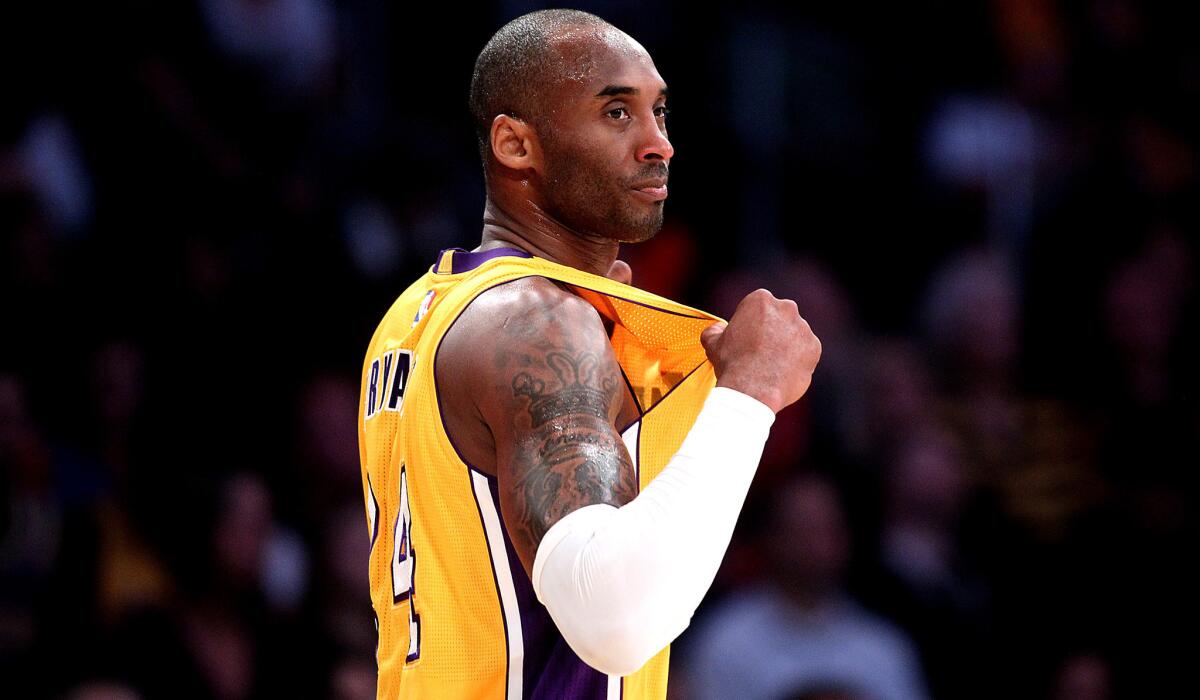 Kobe Bryant will have played only 41 of a possible 164 games the last two seasons.