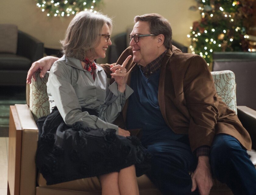 Diane Keaton and John Goodman as husband and wife in “Love the Coopers.”