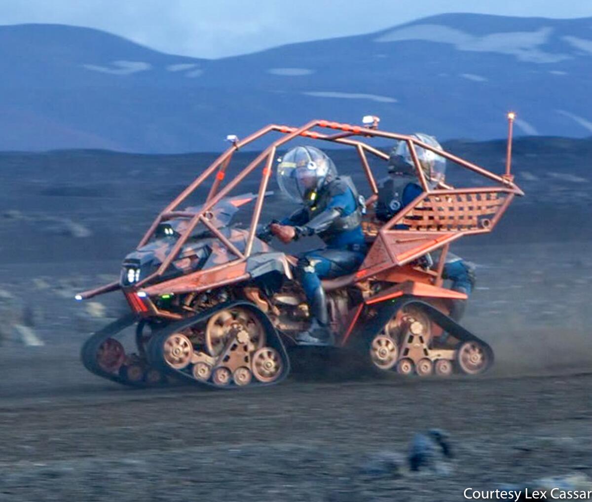 Lex Cassar helped design this treaded ATV from “Prometheus”