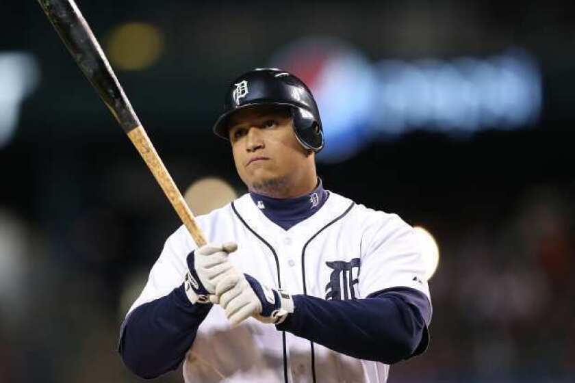 Miguel Cabrera of the Detroit Tigers during a game earlier this season.