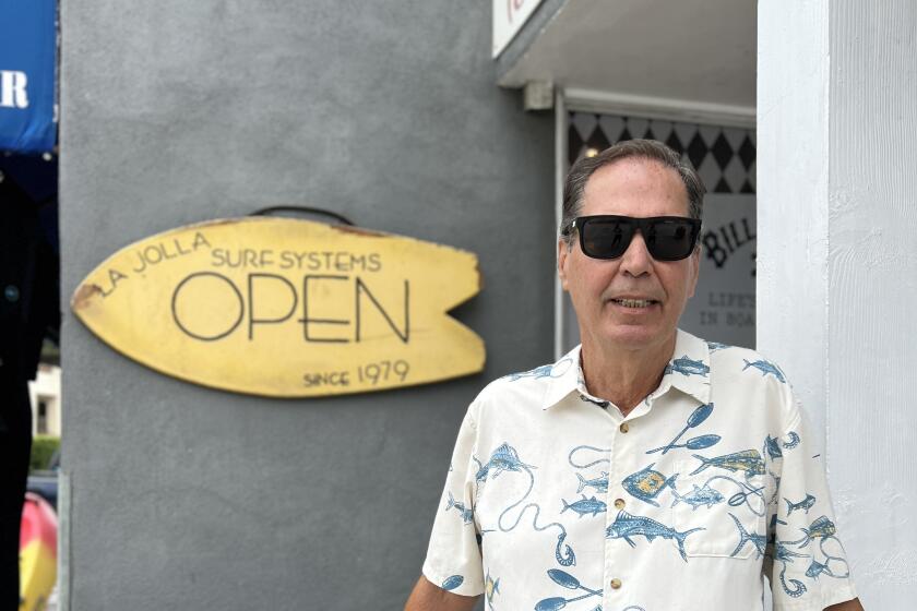 La Jollan Doug Marshall bought La Jolla Surf Systems in 1990 and will retire soon after 33 years.