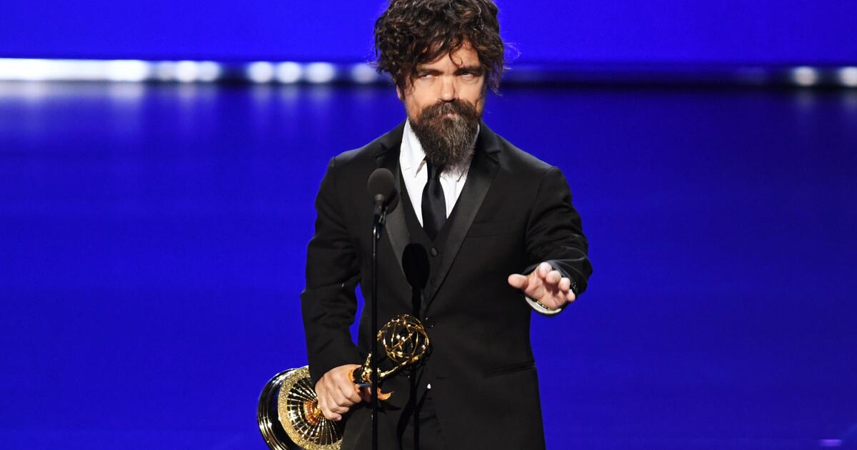 Peter Dinklage of 'Game of Thrones' sets Emmy record with fourth win - Los  Angeles Times