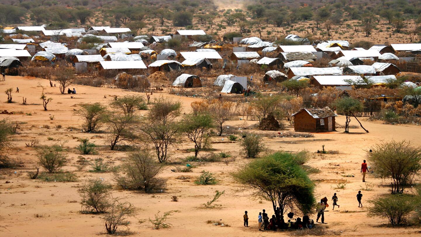 Somali refugees at Dadaab