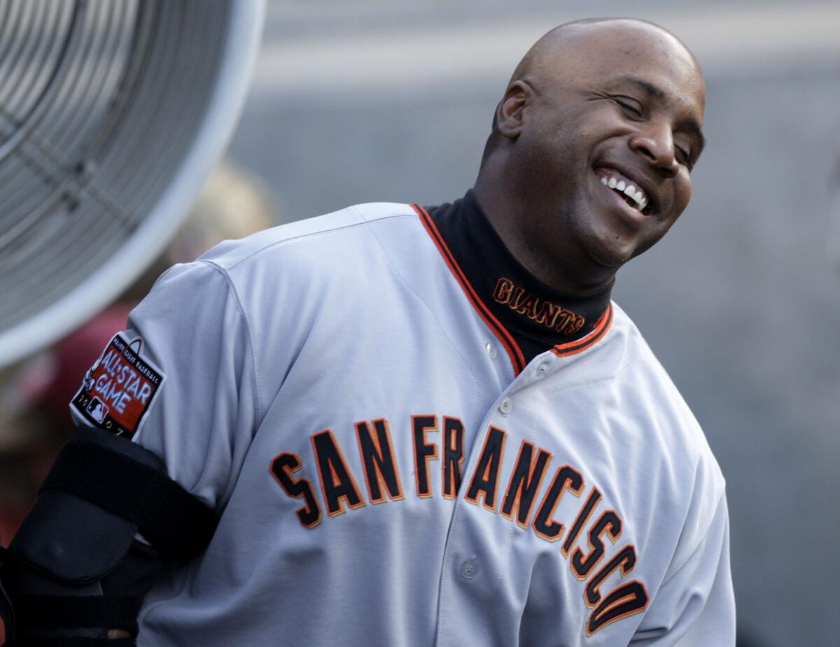 Giants slugger Barry Bonds passed the legendary Babe Ruth on the all-time home run list on May 28, 2006.