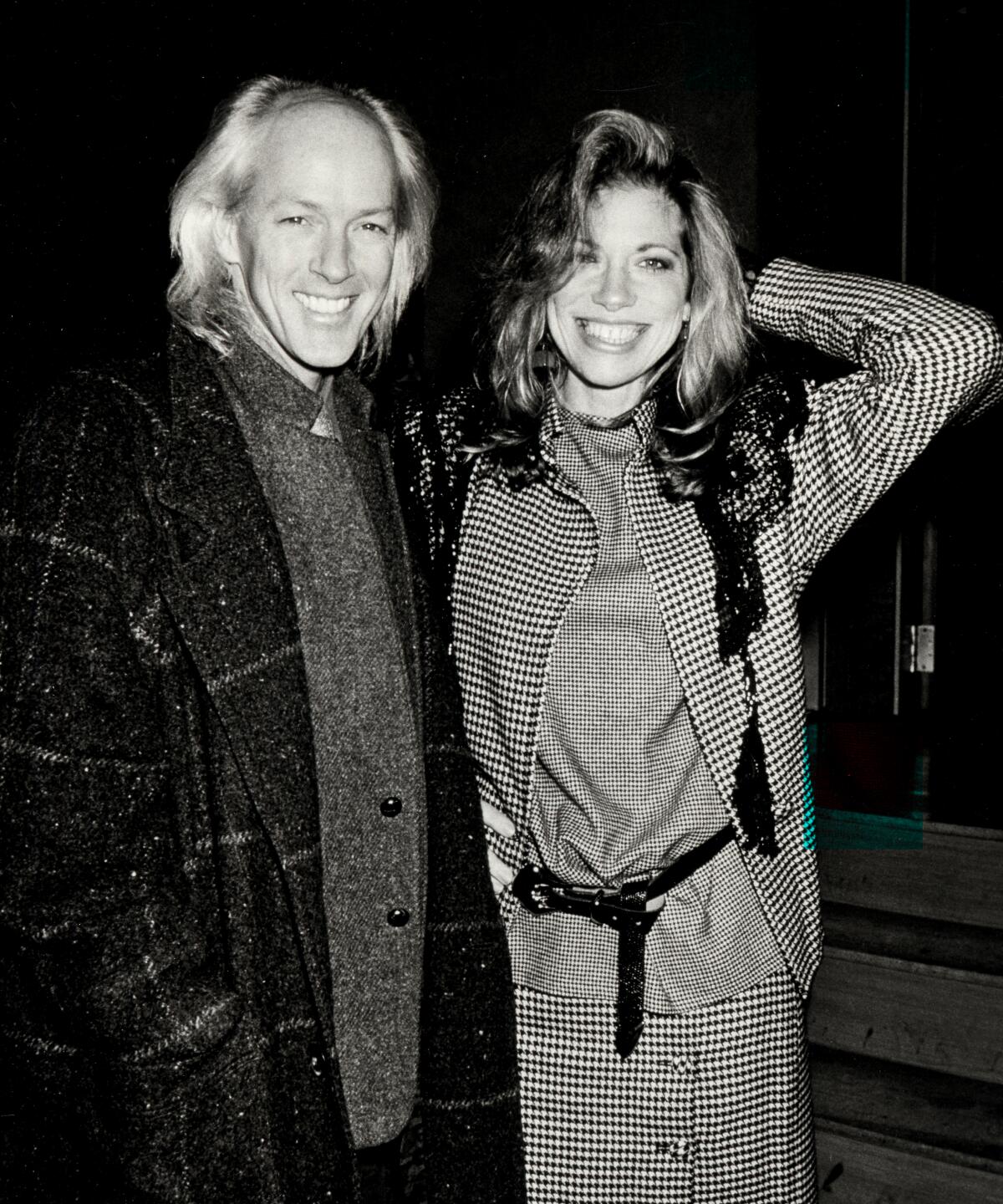 Russ Kunkel and Carly Simon in 1985.