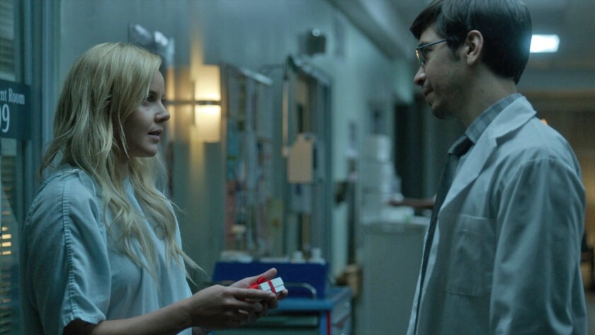 Abbie Cornish and Justin Long in the film "Lavender."