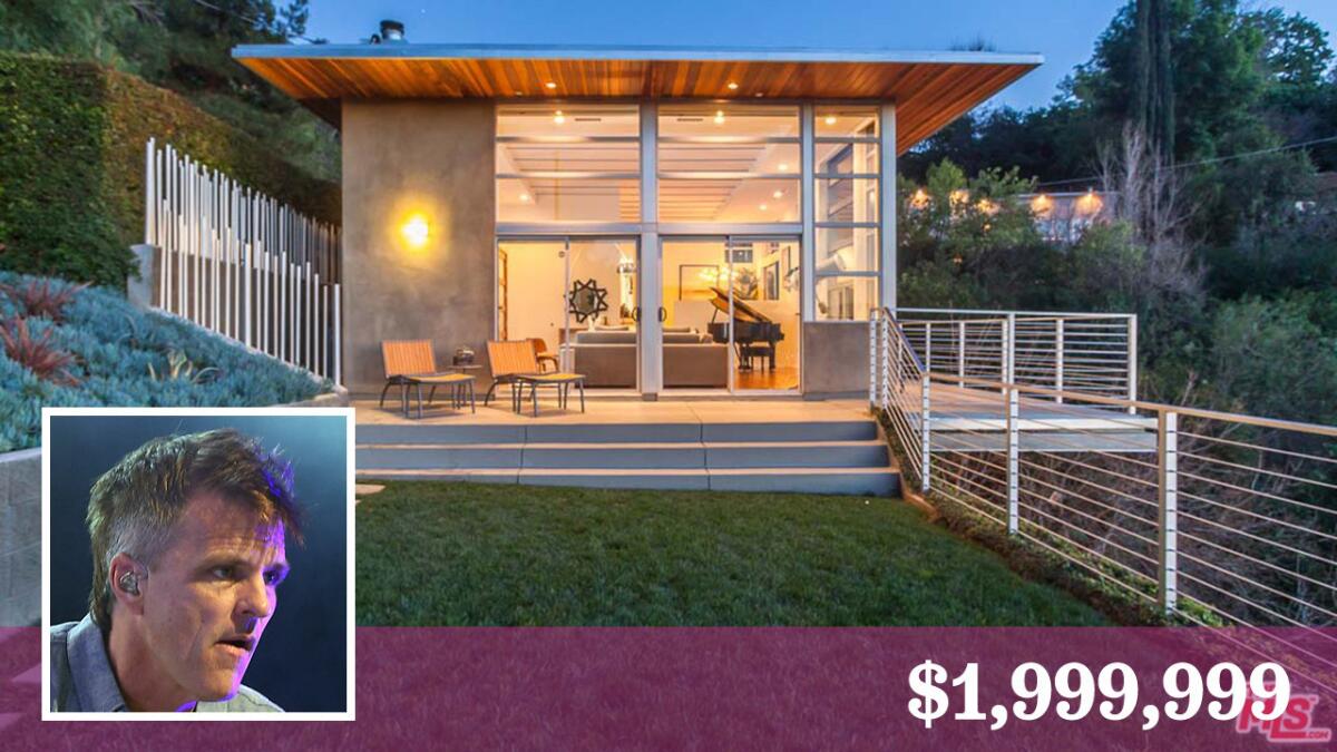 Charles Gillingham of Counting Crows has listed his stunning house in Studio City for $1,999,999.