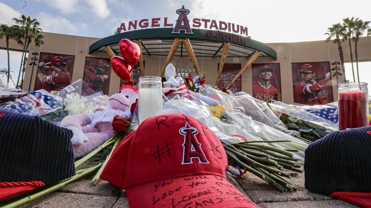 At memorial for fallen Angels pitcher Tyler Skaggs, friends and family  remember the good times