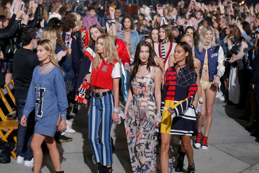 Tommy Hilfiger presented his women's spring looks including the second Tommy X Gigi collection -- this time, in Los Angeles.