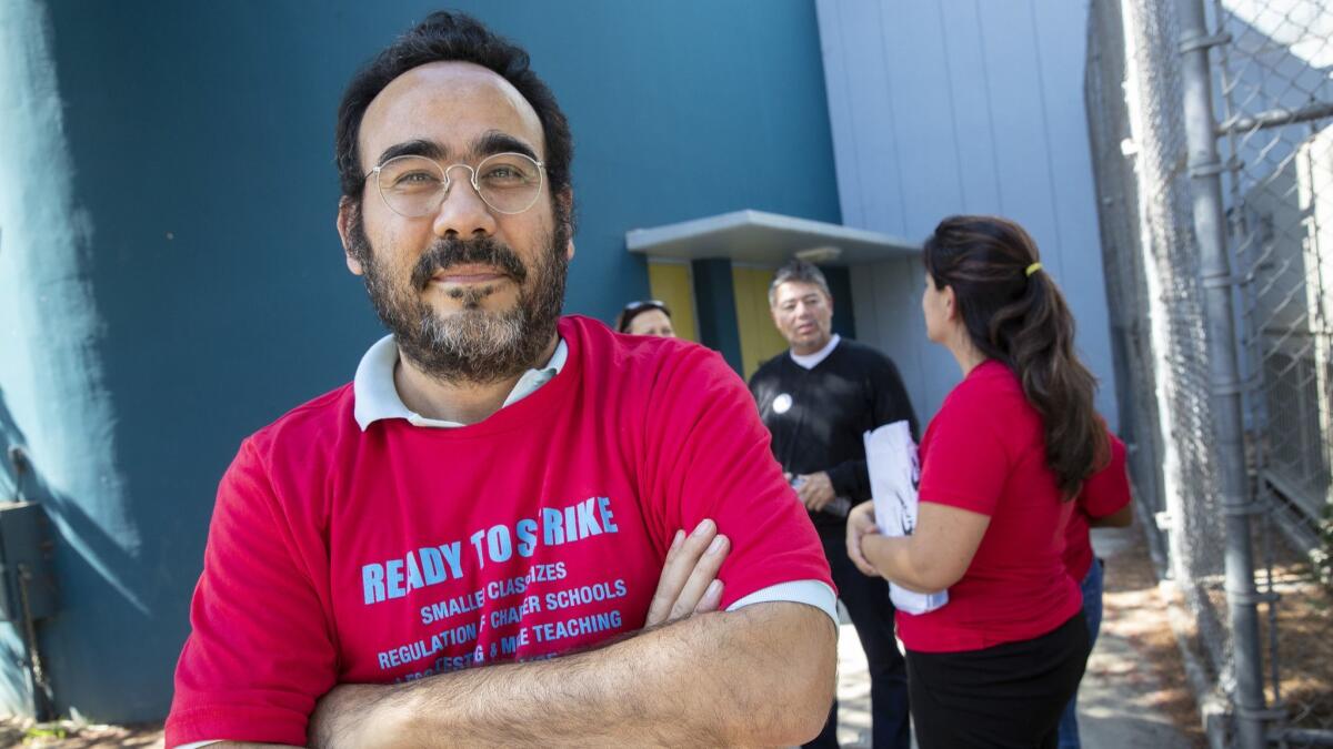 Los Angeles teacher Patara Yontrarak is prepared to walk out if union leaders give the word.