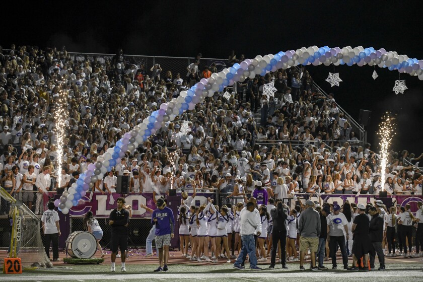 Carlsbad fans had plenty to celebrate last week against Torrey Pines. They're hoping for a championship party Saturday.