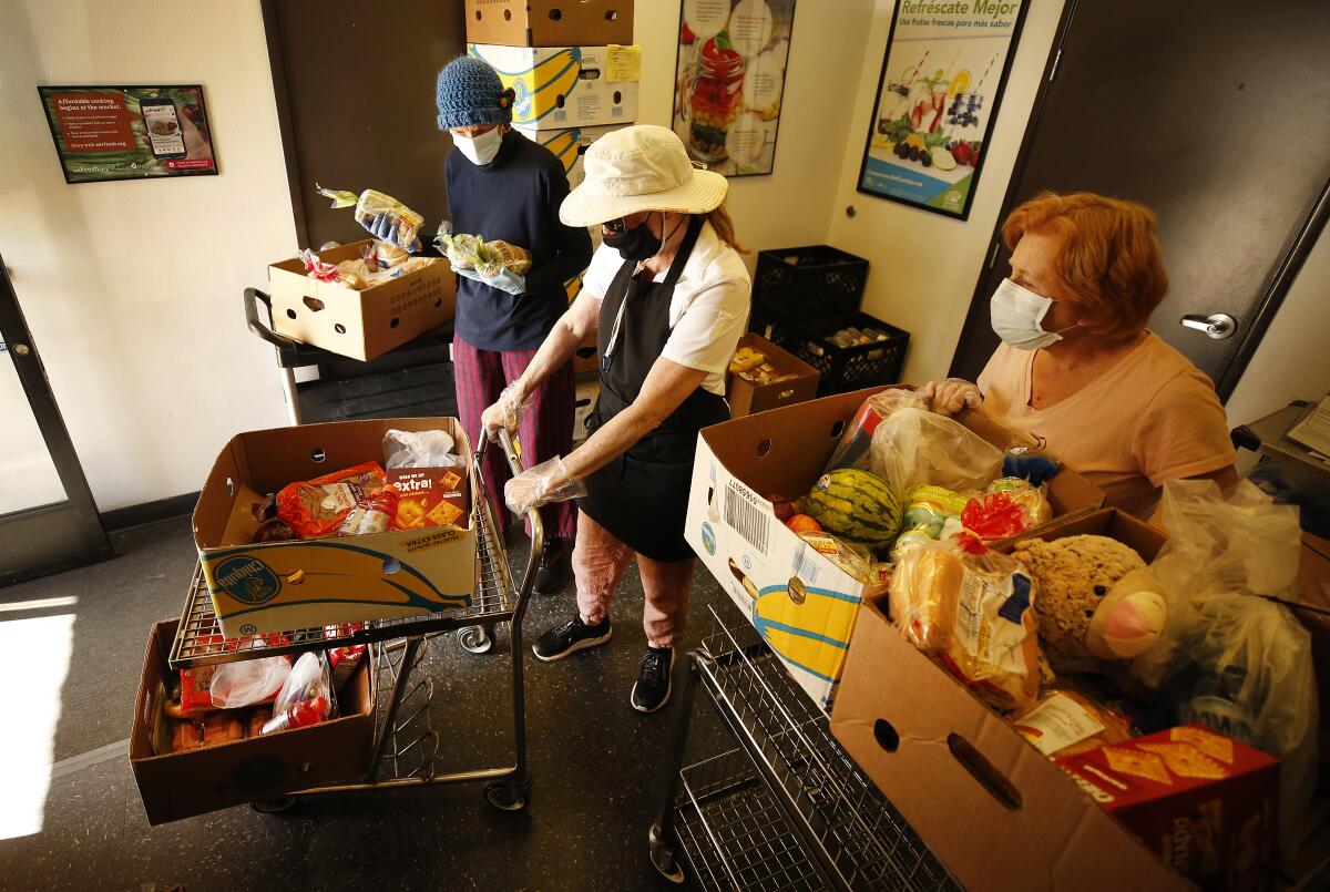 Volunteers at St. Margaret's Center in Lennox