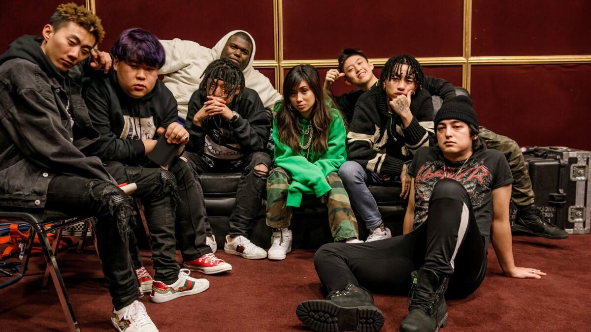 Hip-hop artists Melo, D2 Know, Psy. P, August 08, Niki, Rich Brian, Masiwei, and Joji.