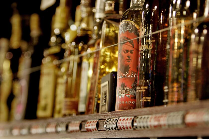 Tequila named after the famous artist - Frida Kahlo Reposado - at the well-stocked Ramirez Liquor.