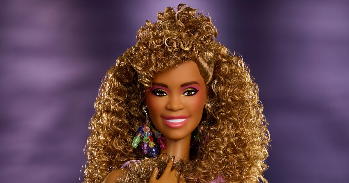 Whitney Houston is now a Barbie, in her 'I Wanna Dance With Somebody' look