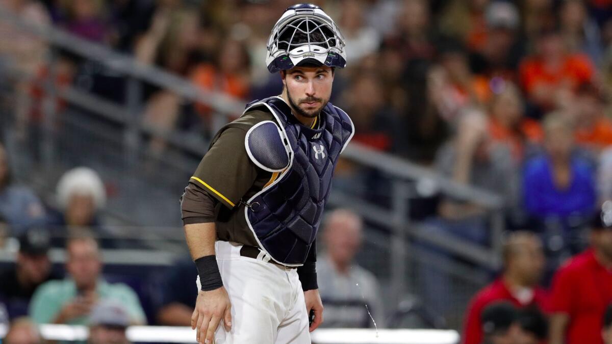 Padres spring training primer: Catchers - The San Diego Union-Tribune