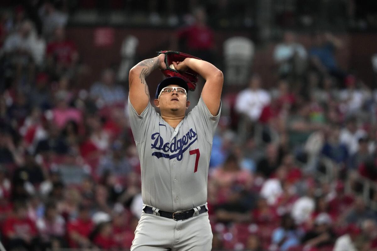 Dodgers get back to the basics in shutout win over Cardinals - Los Angeles  Times