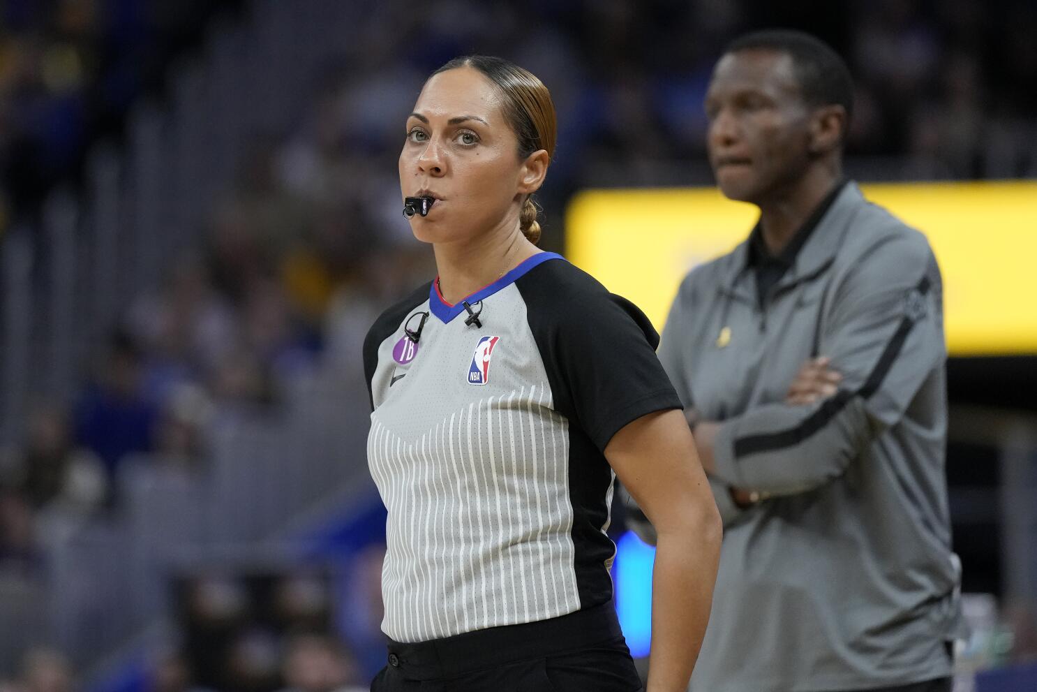 2 female referees officiate same NBA game for 1st time ever