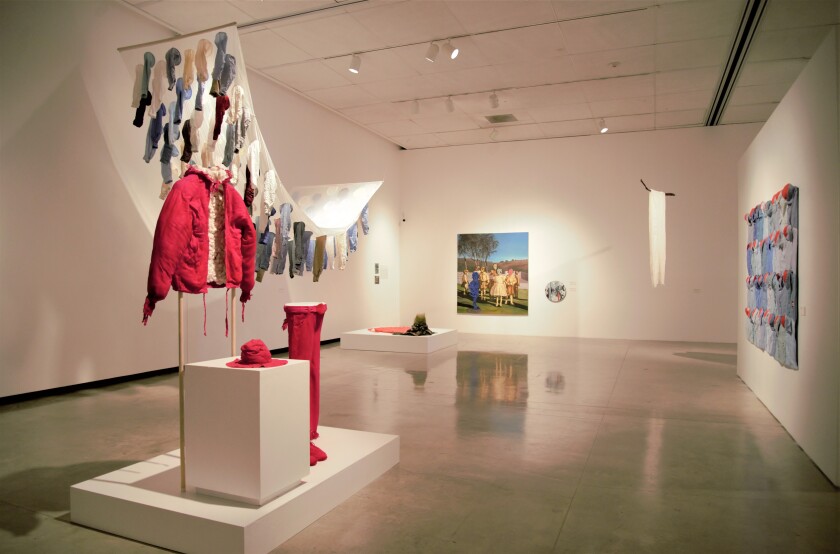 An installation view of Irma Sofia Poeter’s 25-year retrospective at CECUT in Tijuana.