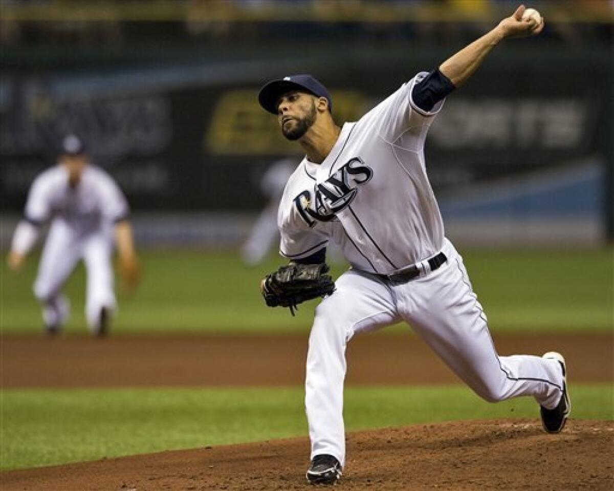 Price goes 8 innings, Rays beat White Sox 5-0 - The San Diego Union-Tribune