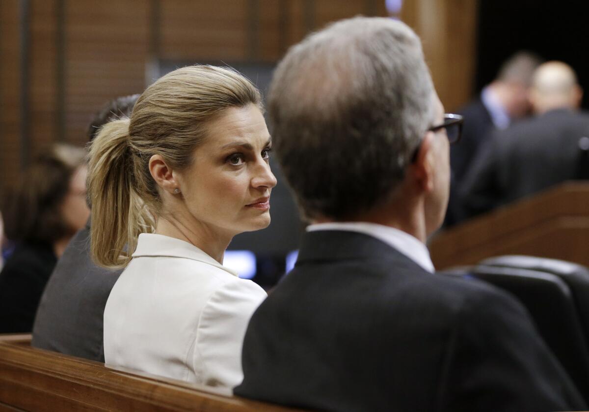 Erin Andrews in court last week.