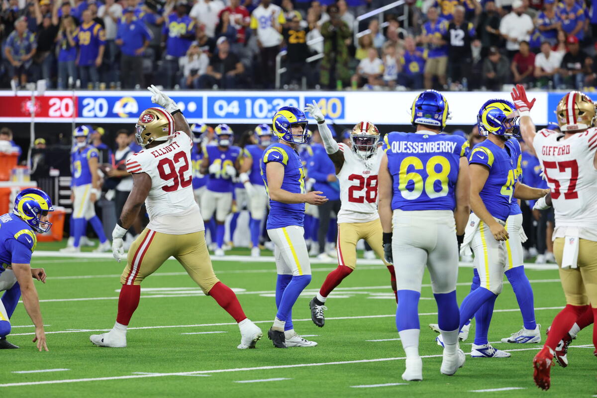 Duo Kick Rams Sean McVay determined to fix Rams' kicking issues after 49ers loss ...
