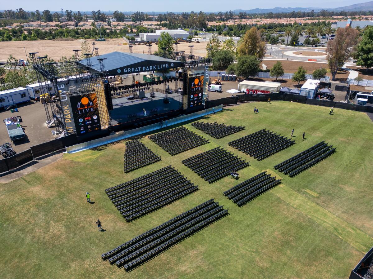 The Pacific Symphony will settle into its new summer home at Great Park Live in Irvine this summer.