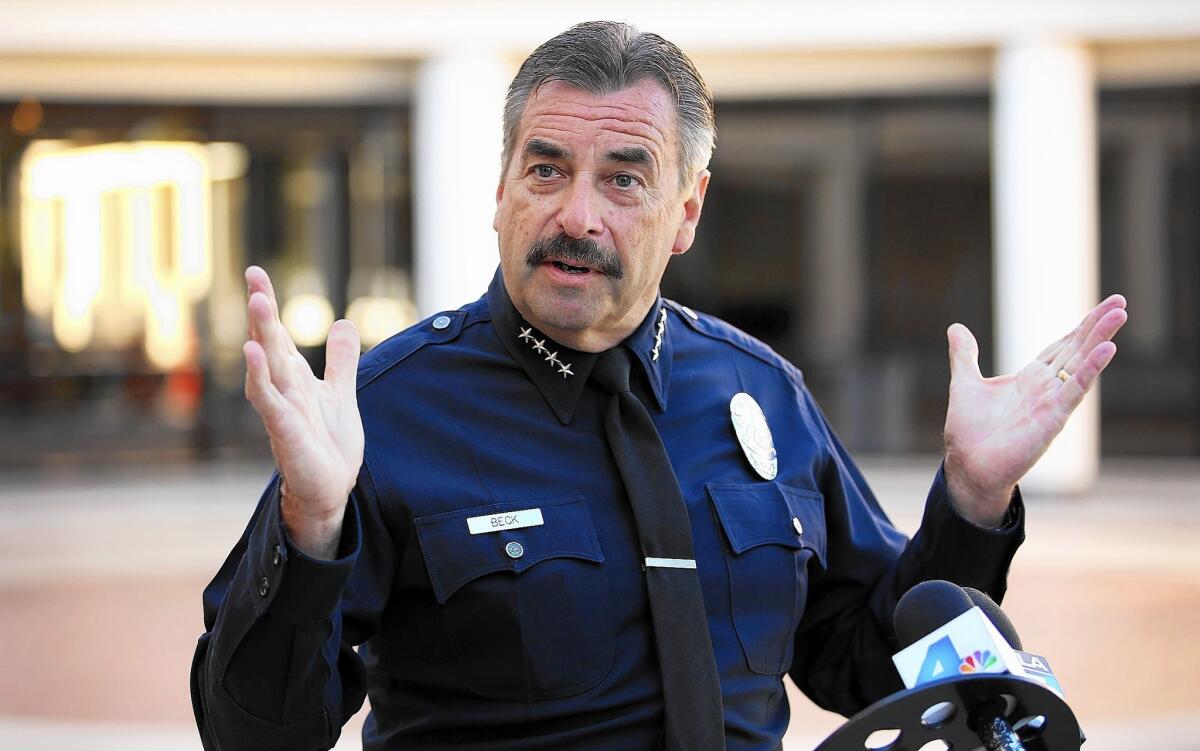 Los Angeles Police Department Chief Charlie Beck