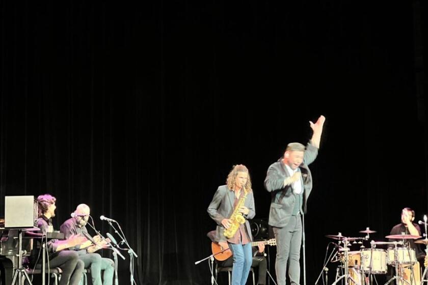 Miguel Poveda durante el Festival de Flamenco de Los Angeles.