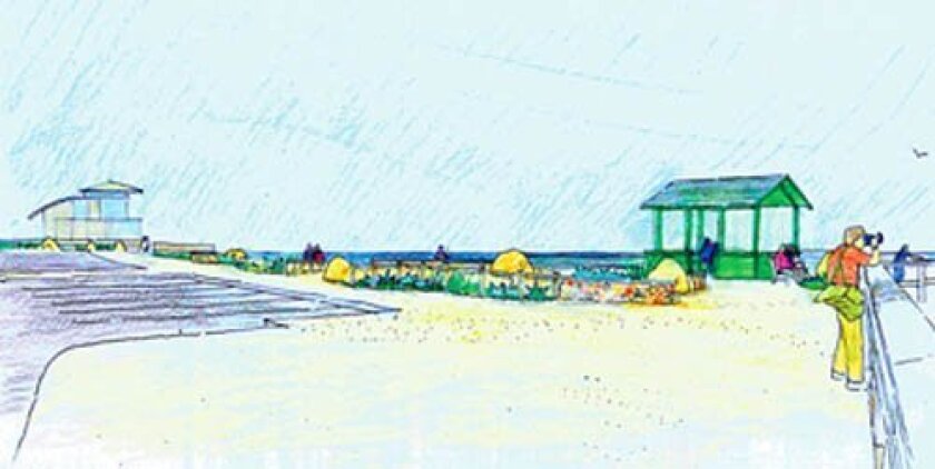 Artist’s rendering of the Children’s Pool Walk project Courtesy