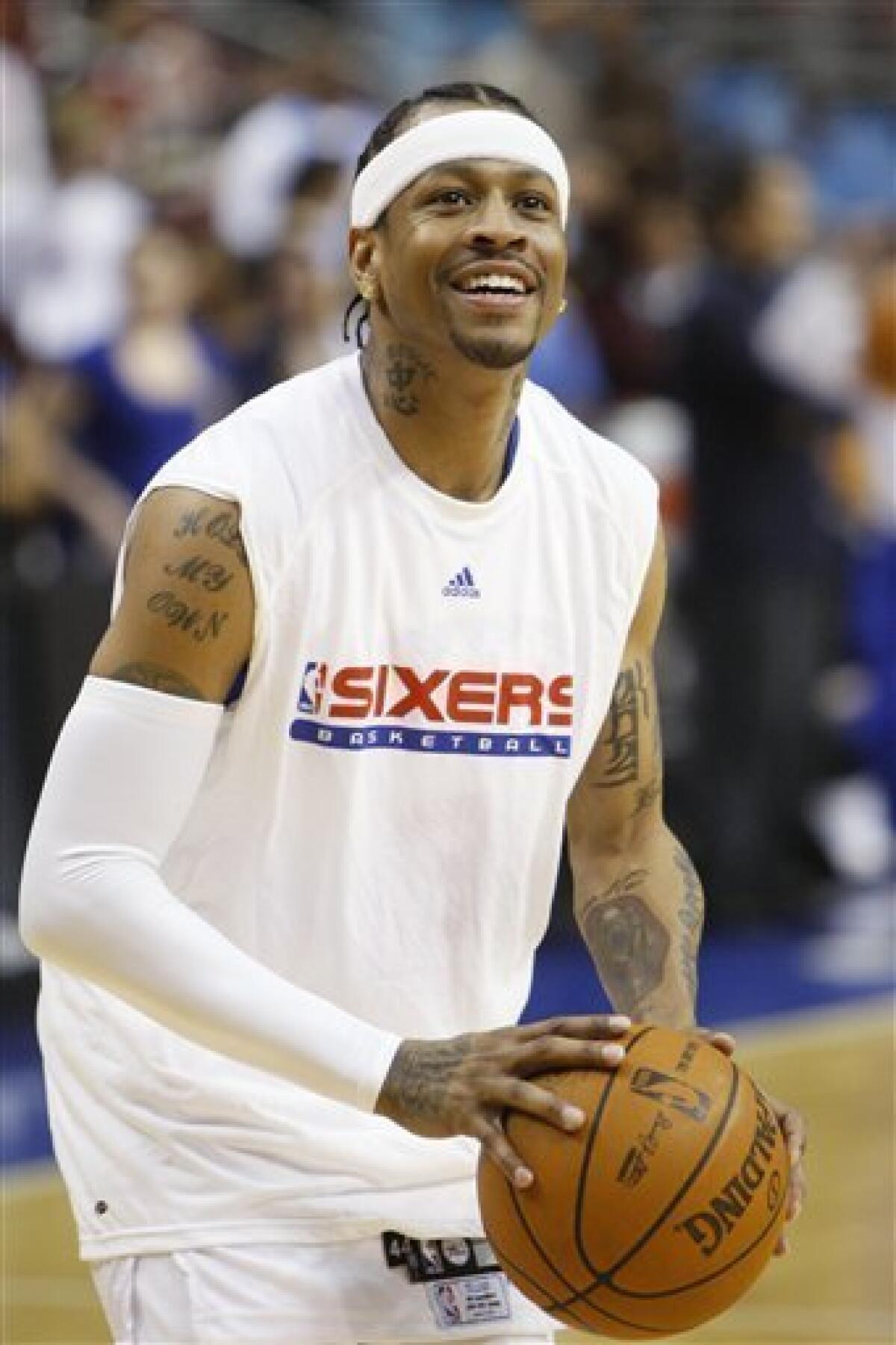 Emotional Allen Iverson marks Philly return - The San Diego Union