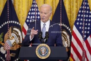 FILE - President Joe Biden speaks during an event with the National Governors Association in the East Room of the White House, Feb. 23, 2024, in Washington. (AP Photo/Evan Vucci, File)