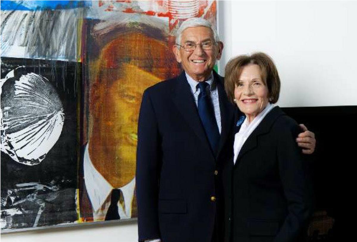 Eli and Edythe Broad, at their Los Angeles home in 2011.