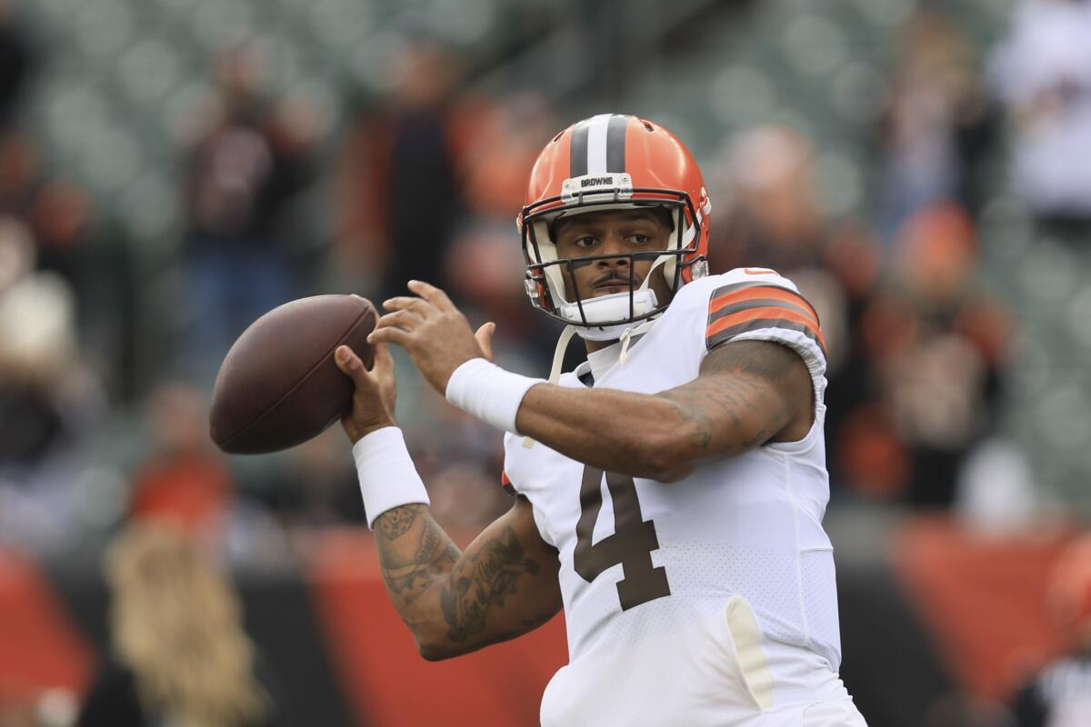 Deshaun Watson makes Browns' debut