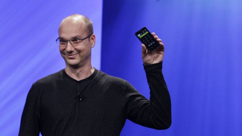  former Google executive Andy Rubin, pictured in 2011