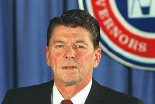 California Gov. Ronald Reagan speaks during the National Governor's Conference in Washington in this Feb. 27, 1969 photo.