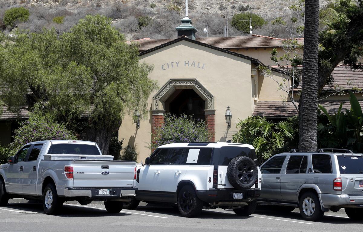 Laguna Beach City Hall in August 2021.