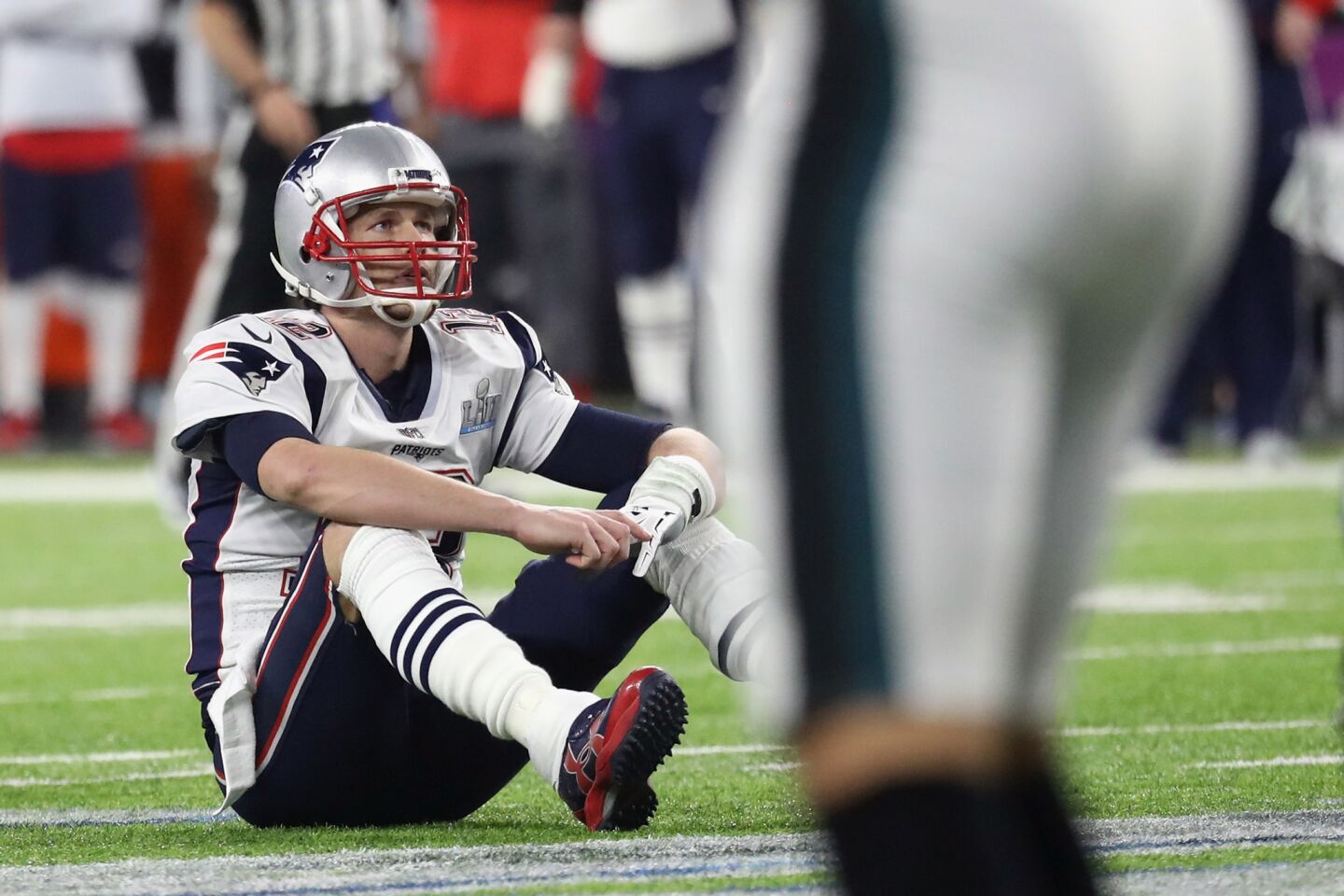 New England Patriot quarterback Tom Brady