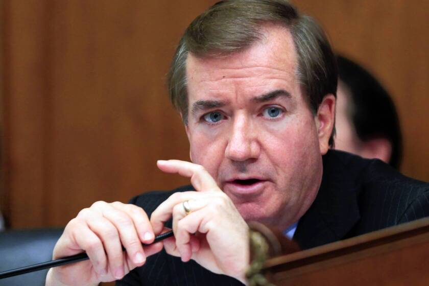 Rep. Ed Royce (R-Fullerton) is expected to be the new chairman of the House Foreign Affairs Committee.