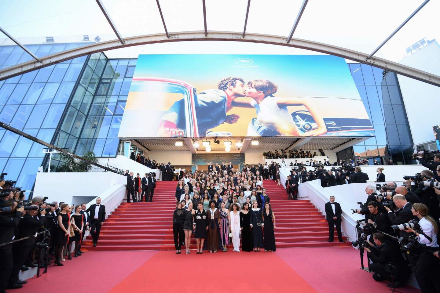 Women's march at Cannes