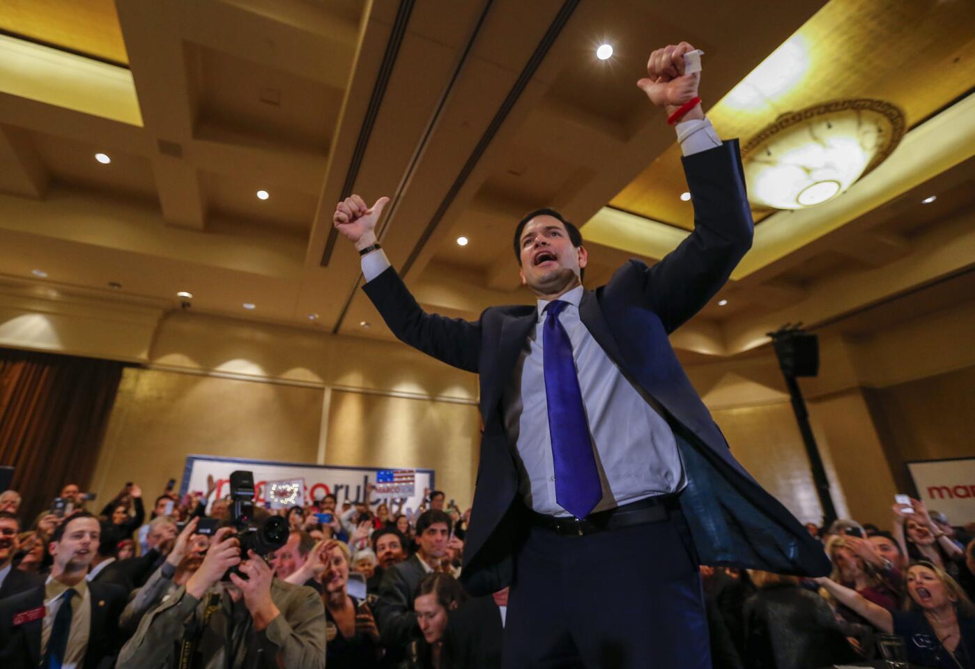 Sen. Marco Rubio campaigns ahead of Super Tuesday