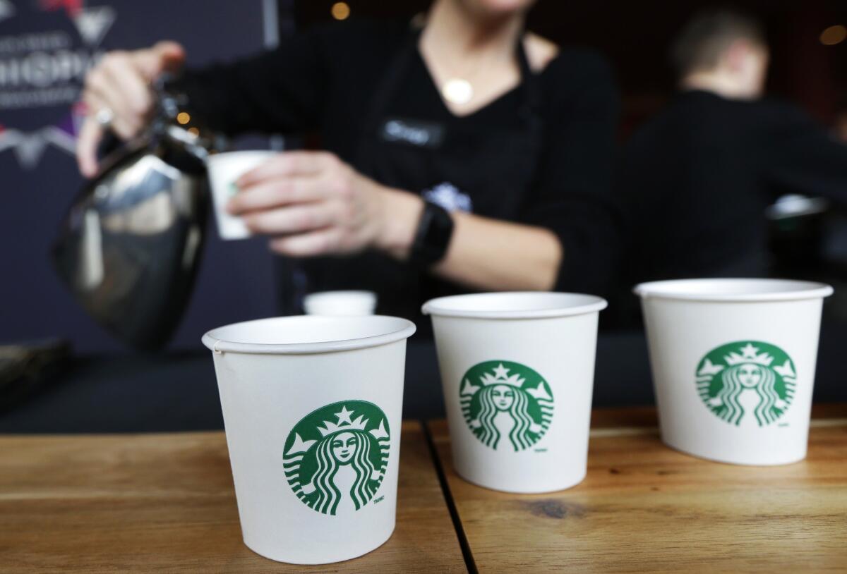 Starbucks is giving away free coffee for veterans, active military personnel and their families Tuesday for Veterans Day.