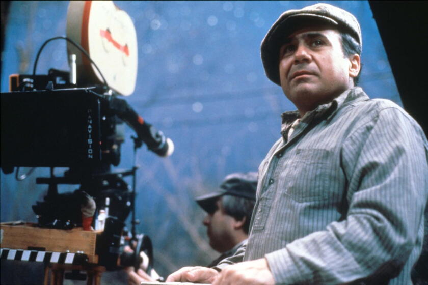 Danny DeVito directing 'Hoffa.'